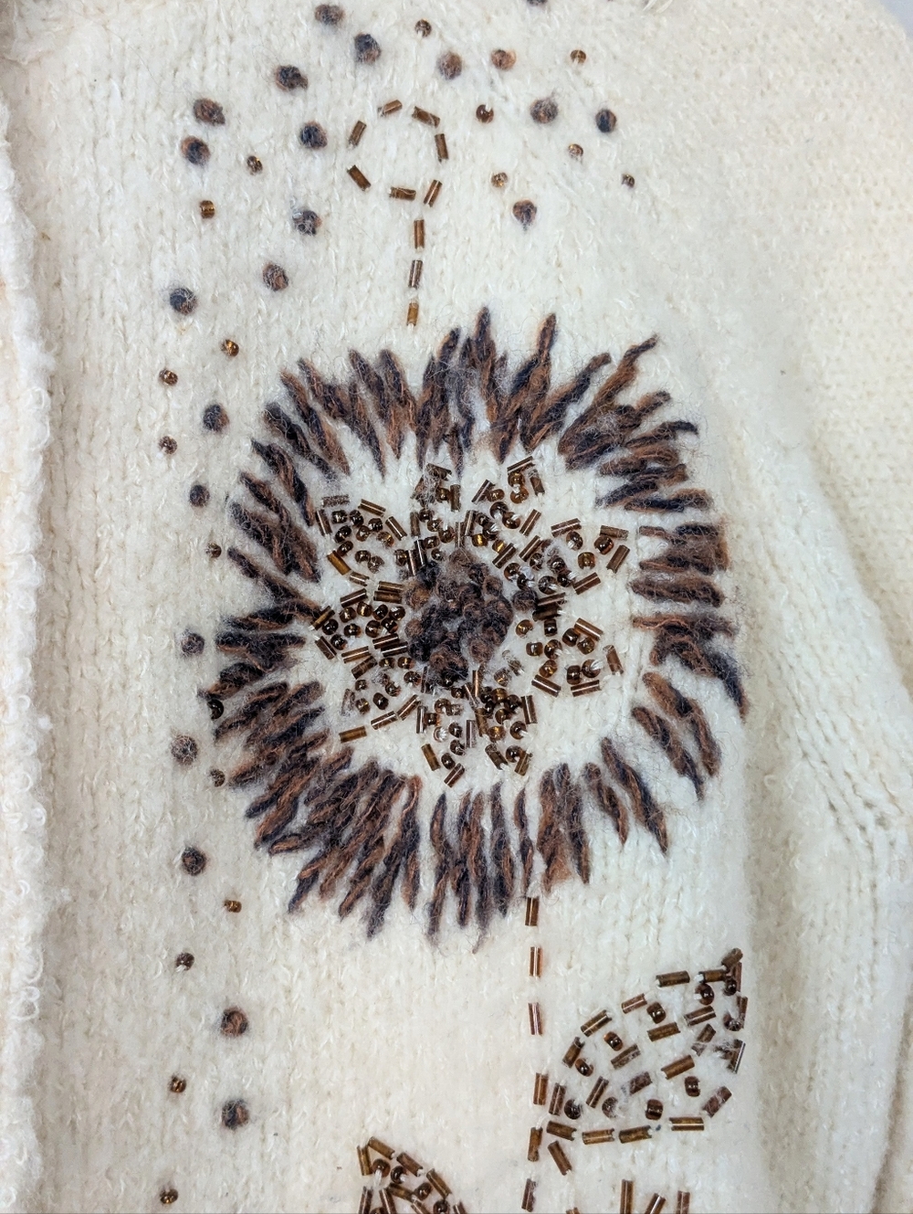 Anthropologie Field Flower Tuileries Cardigan - Embellished Women’s XS - Picture 4 of 7